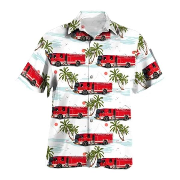 Mountain Iron, Minnesota, Mountain Iron Fire Department Hawaiian Shirt Mountain Iron, Minnesota, Mountain Iron Fire Department Hawaiian Shirt