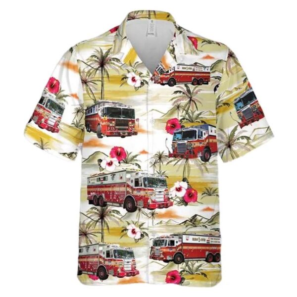 New York City Fire Department Rescue Company 1 Hawaiian Shirt