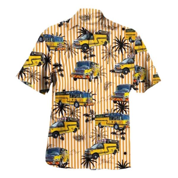 Ortonville, Michigan, Brandon Fire Department Hawaiian Shirt Ortonville, Michigan, Brandon Fire Department Hawaiian Shirt