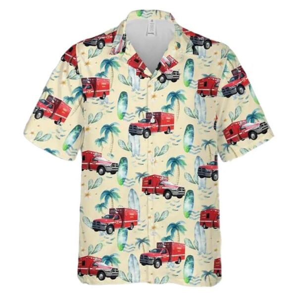 Phoenix Fire Department Ambulance Arizona Hawaiian Shirt Phoenix Fire Department Ambulance Arizona Hawaiian Shirt