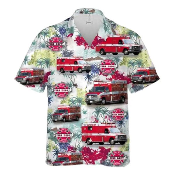 Seattle Fire Department Medic One Hawaiian Shirt Seattle Fire Department Medic One Hawaiian Shirt