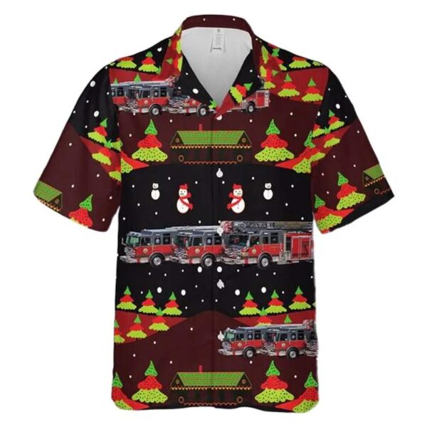Soldotna, Alaska, Central Emergency Services Fire Department Christmas Hawaiian Shirt