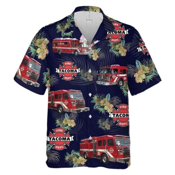 Tacoma Washington Fire Department Us United State Firefighter Emergency Service Hawaiian Shirt Tacoma Washington Fire Department Us United State Firefighter Emergency Service Hawaiian Shirt