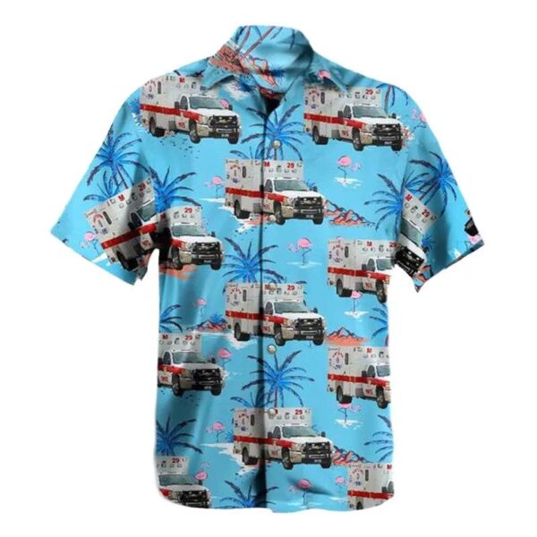 Texas Houston Fire Department Ems Ambulance Hawaiian Shirt Texas Houston Fire Department Ems Ambulance Hawaiian Shirt