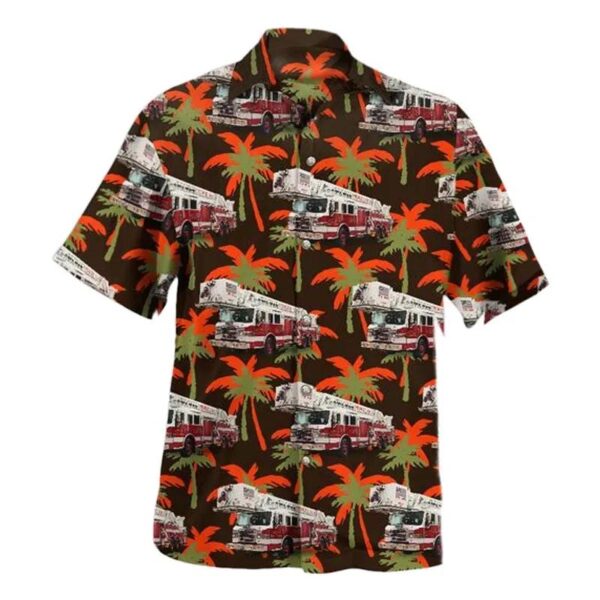 Vernon, Connecticut, Town Of Vernon Fire Department Hawaiian Shirt