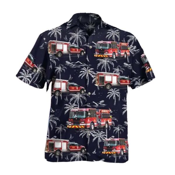 Vincennes Township Fire Department Hawaiian Shirt Vincennes Township Fire Department Hawaiian Shirt