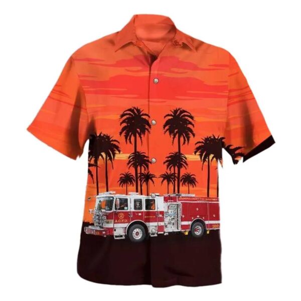 Virginia, Arlington County Fire Department Hawaiian Shirt