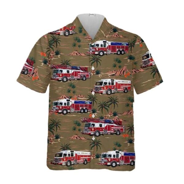 Wasilla, Alaska, Central Mat-su Fire Department Hawaiian Shirt Wasilla, Alaska, Central Mat-su Fire Department Hawaiian Shirt