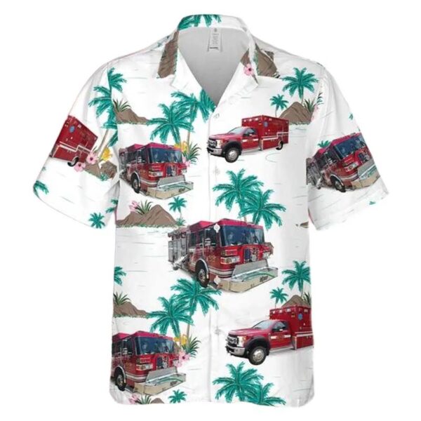 Wayne County Michigan Fire Department Hawaiian Shirt Wayne County Michigan Fire Department Hawaiian Shirt
