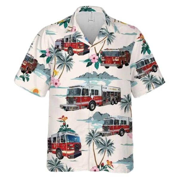 Wethersfield Connecticut Fire Department Hawaiian Shirt