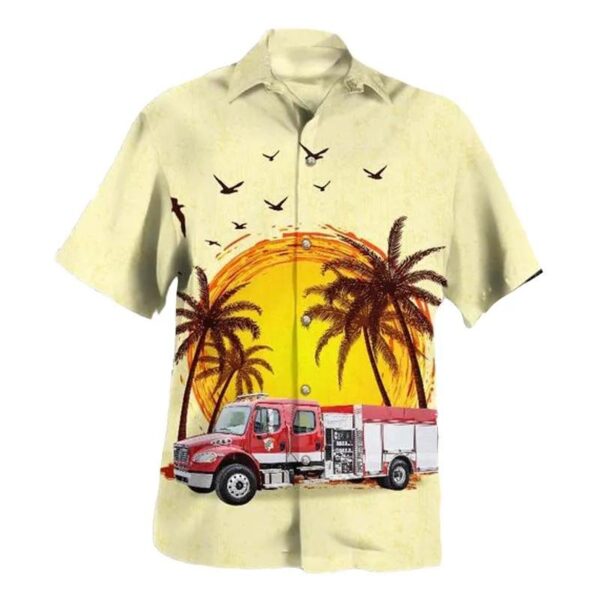 Coconut Creek, Florida, City Of Coconut Creek Fire Rescue Hawaiian Shirt Coconut Creek, Florida, City Of Coconut Creek Fire Rescue Hawaiian Shirt
