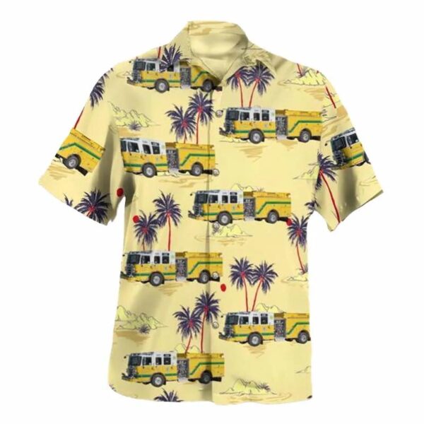 Fallston, Maryland, Fallston Volunteer Fire & Ambulance Company Hawaiian Shirt Fallston, Maryland, Fallston Volunteer Fire & Ambulance Company Hawaiian Shirt