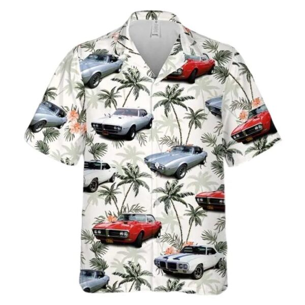 Pontiac Firebird First Generation (1967-1969) Hawaiian Shirt Pontiac Firebird First Generation (1967-1969) Hawaiian Shirt