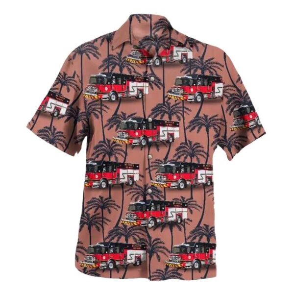 St. Cloud, Florida, St. Cloud Fire Rescue Department Hawaiian Shirt St. Cloud, Florida, St. Cloud Fire Rescue Department Hawaiian Shirt