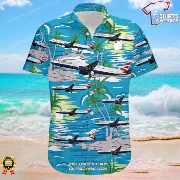 Airbus A321-231 British Airways Hawaiian Shirt Airbus A321-231 British Airways Hawaiian Shirt