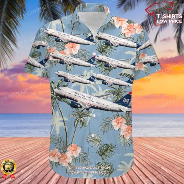 Airbus A319-112 US Airways Hawaiian Shirt