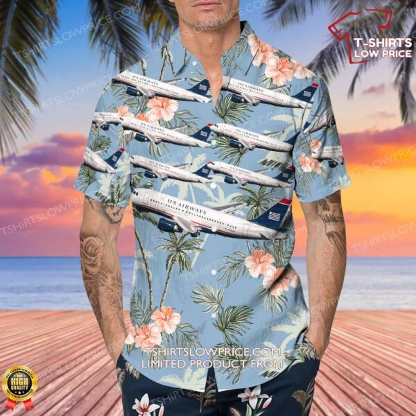 Airbus A319-112 US Airways Hawaiian Shirt