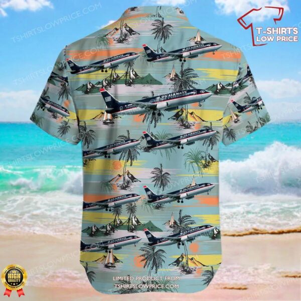 Boeing 737-401 US Airways Hawaiian Shirt