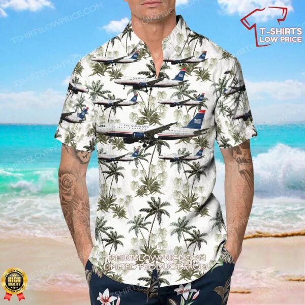Airbus A320-214 US Airways Hawaiian Shirt