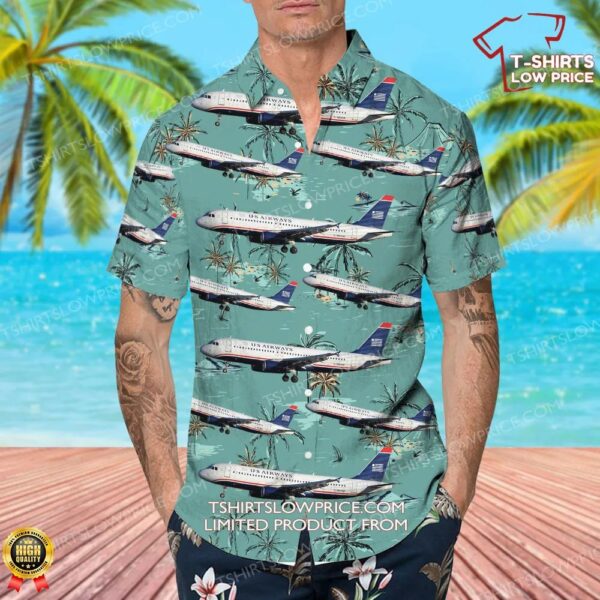 Airbus A320-232 US Airways Hawaiian Shirt