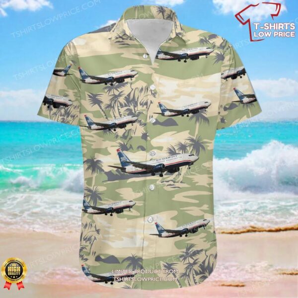 Boeing 737-3S3 US Airways Hawaiian Shirt