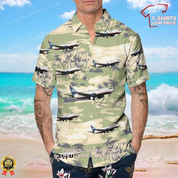 Boeing 737-3S3 US Airways Hawaiian Shirt