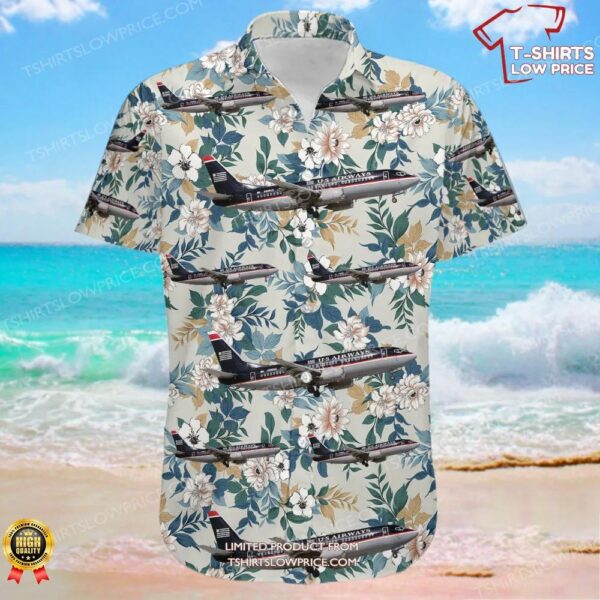 Boeing 737-3B7 US Airways Hawaiian Shirt
