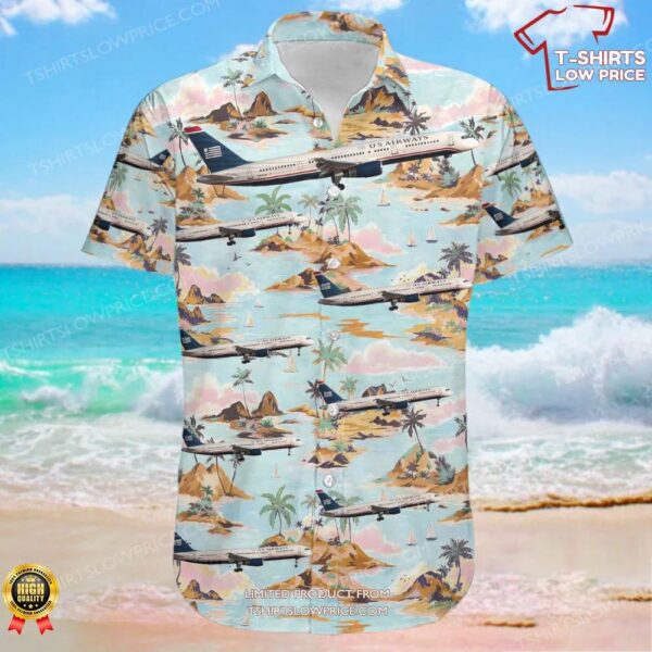 Boeing 757-2S7 US Airways Hawaiian Shirt