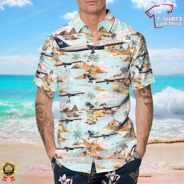 Boeing 757-2S7 US Airways Hawaiian Shirt