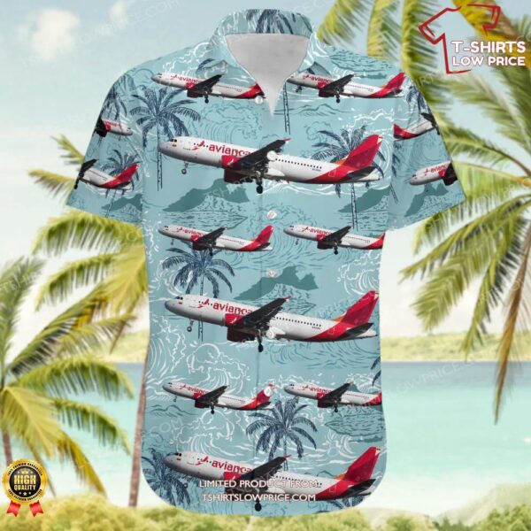 Airbus A320-214 Avianca Hawaiian Shirt