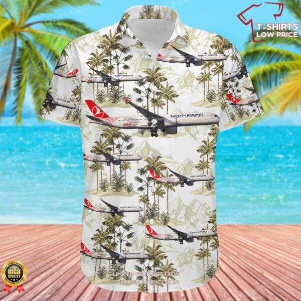Airbus A350-941 Turkish Airlines Hawaiian Shirt