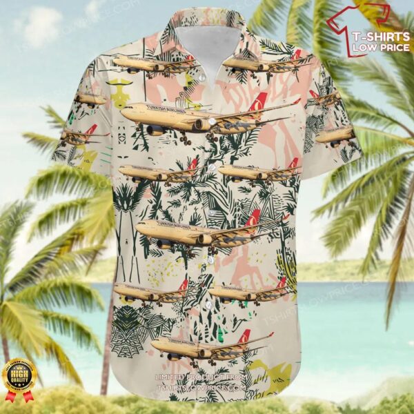 Airbus A330-303 Turkish Airlines Hawaiian Shirt