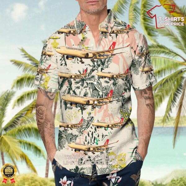 Airbus A330-303 Turkish Airlines Hawaiian Shirt