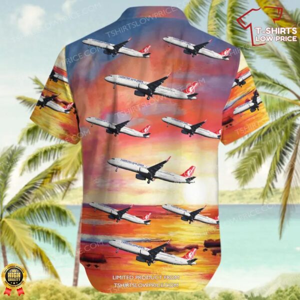 Airbus A321-231 Turkish Airlines Hawaiian Shirt