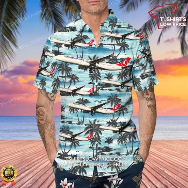 Airbus A330-343 Turkish Airlines Hawaiian Shirt