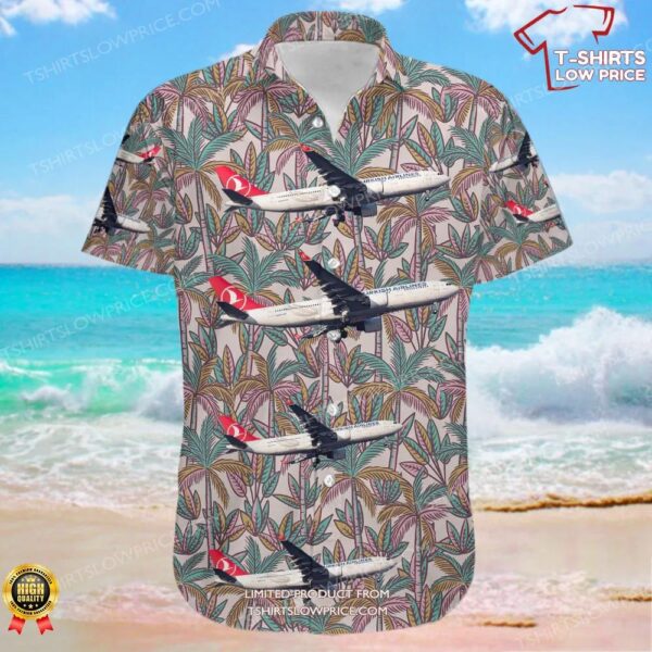 Airbus A330-223 Turkish Airlines Hawaiian Shirt