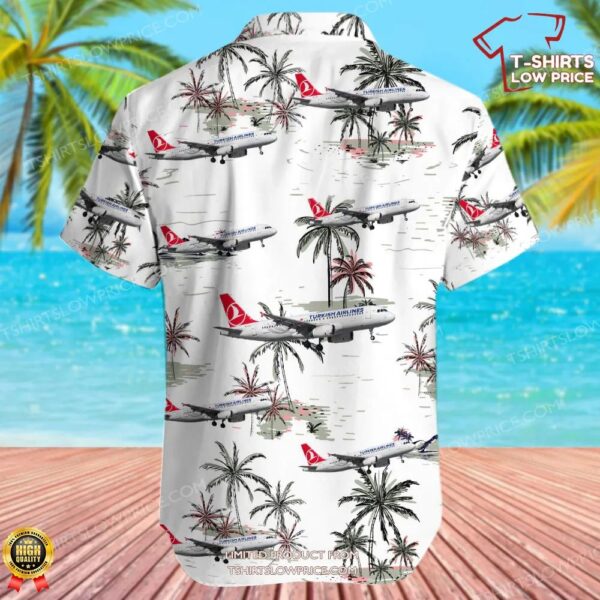 Airbus A320-232 Turkish Airlines Hawaiian Shirt Airbus A320-232 Turkish Airlines Hawaiian Shirt