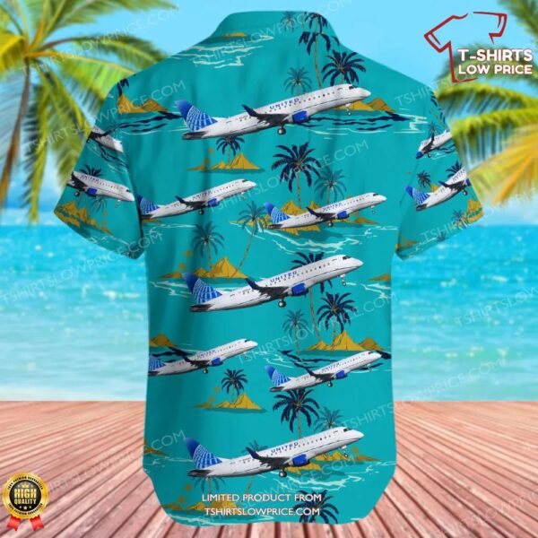Embraer ERJ-170-200LL United Express (SkyWest Airlines) Hawaiian Shirt Embraer ERJ-170-200LL United Express (SkyWest Airlines) Hawaiian Shirt