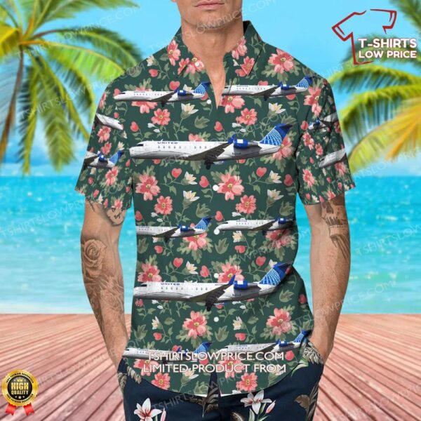 Bombardier CRJ-200ER United Express (SkyWest Airlines) Hawaiian Shirt