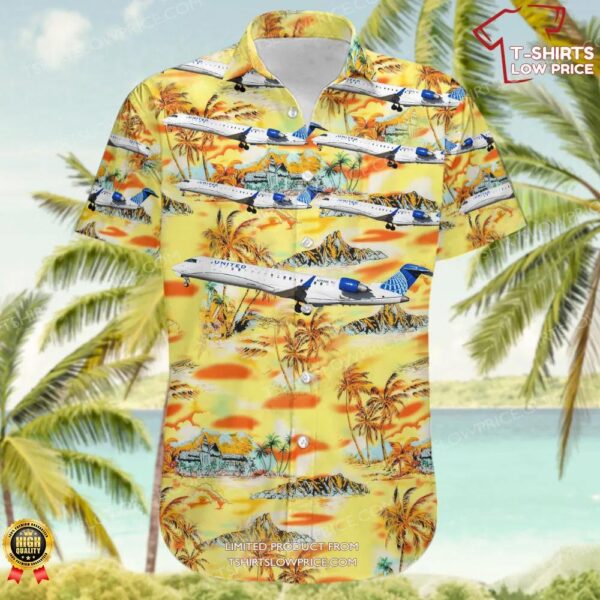 Bombardier CRJ-701ER United Express (SkyWest Airlines) Hawaiian Shirt