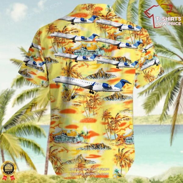 Bombardier CRJ-701ER United Express (SkyWest Airlines) Hawaiian Shirt