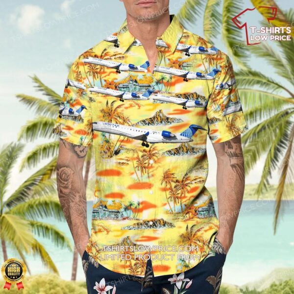 Bombardier CRJ-701ER United Express (SkyWest Airlines) Hawaiian Shirt