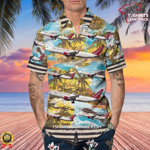 Boeing 767-36N(ER) Omni Air International (OAI) Hawaiian Shirt Boeing 767-36N(ER) Omni Air International (OAI) Hawaiian Shirt