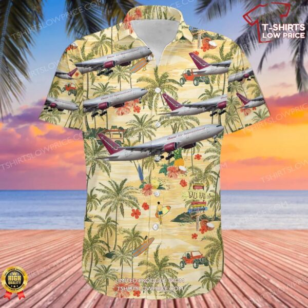 Boeing 777-2U8(ER) Omni Air International (OAI) Hawaiian Shirt Boeing 777-2U8(ER) Omni Air International (OAI) Hawaiian Shirt