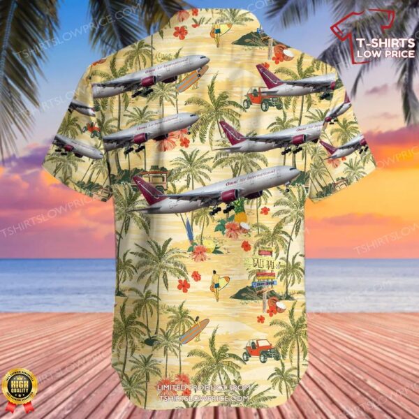 Boeing 777-2U8(ER) Omni Air International (OAI) Hawaiian Shirt Boeing 777-2U8(ER) Omni Air International (OAI) Hawaiian Shirt