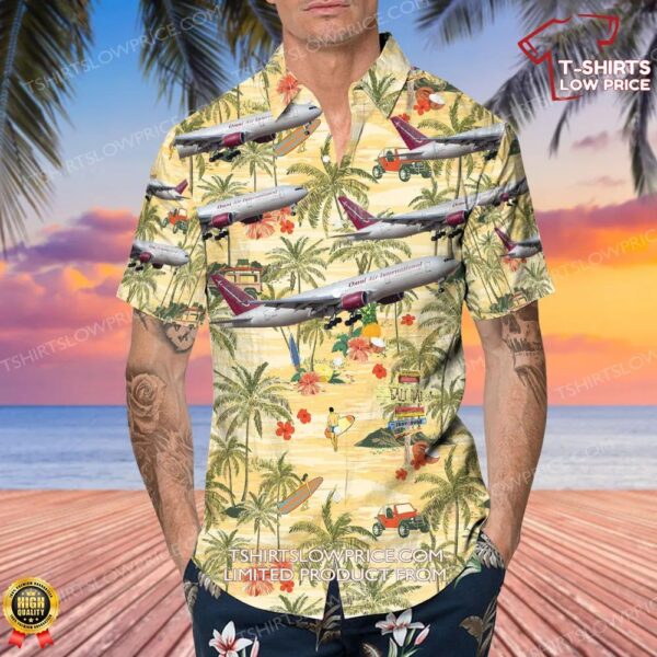 Boeing 777-2U8(ER) Omni Air International (OAI) Hawaiian Shirt Boeing 777-2U8(ER) Omni Air International (OAI) Hawaiian Shirt