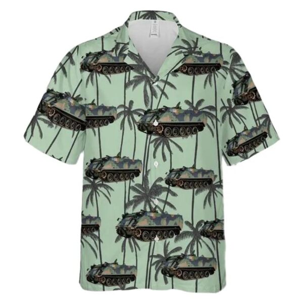 Connecticut Army National Guard M113 Armored Personnel Carrier Hawaiian Shirt Connecticut Army National Guard M113 Armored Personnel Carrier Hawaiian Shirt