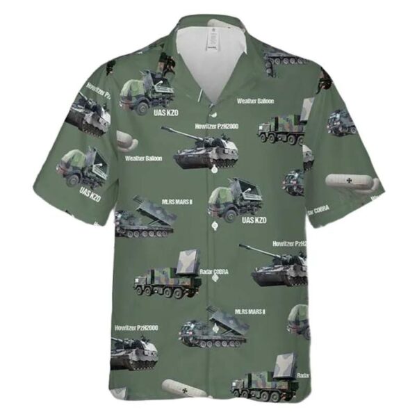 German Artillerys Hawaiian Shirt German Artillerys Hawaiian Shirt