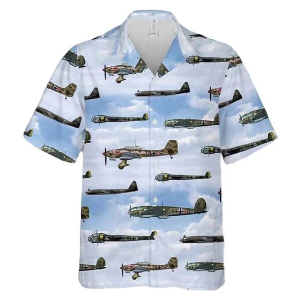 German Bomber Aircraft Of World War Ii 1939-45 Hawaiian Shirt