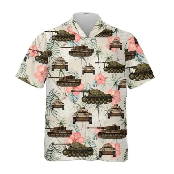 German Tanks Of World War Ii 1939-1945 Hawaiian Shirt German Tanks Of World War Ii 1939-1945 Hawaiian Shirt